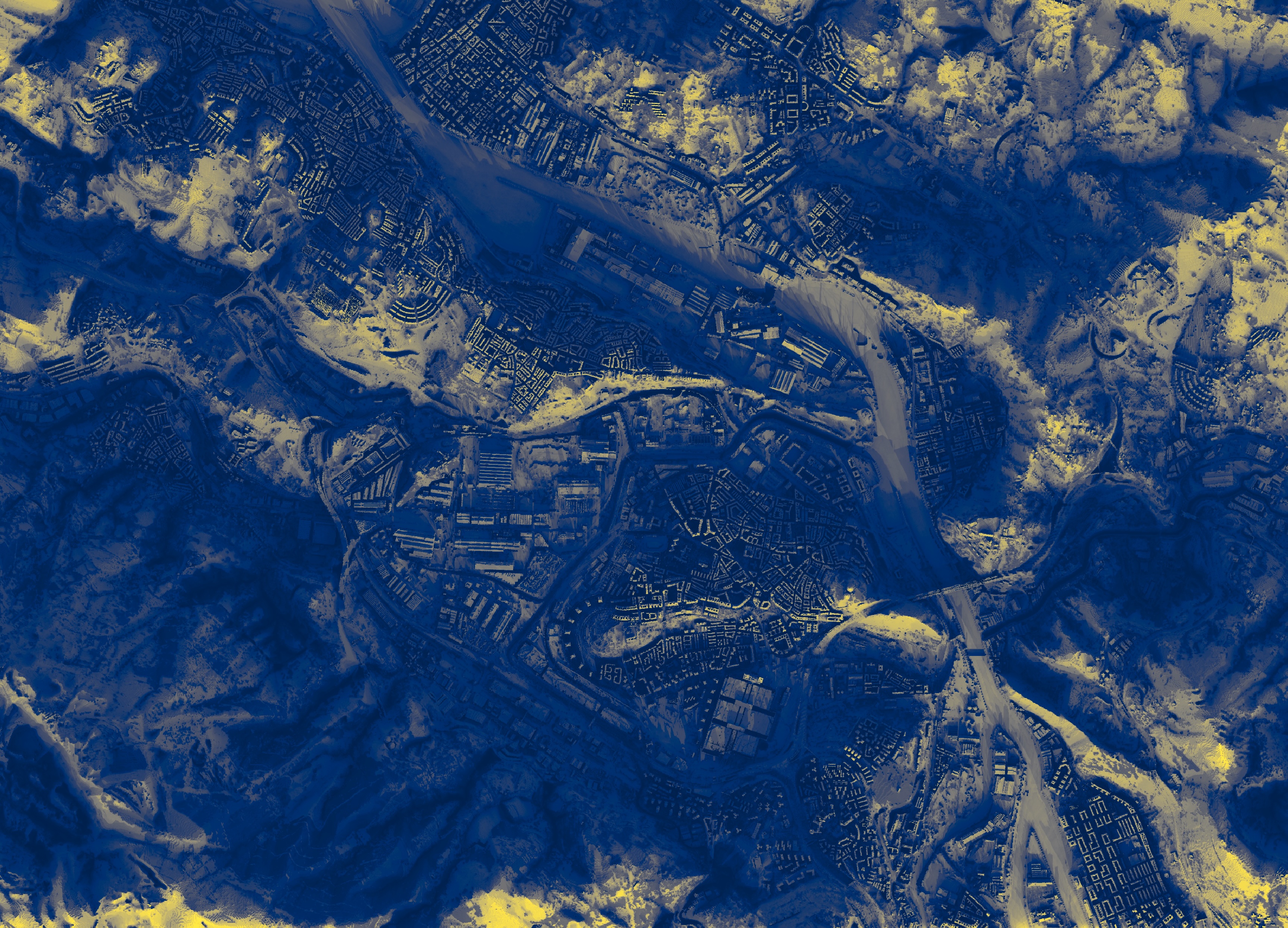 UTCI thermal comfort map